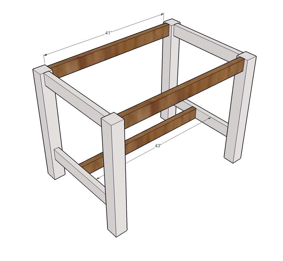 Ana white counter height outlet table